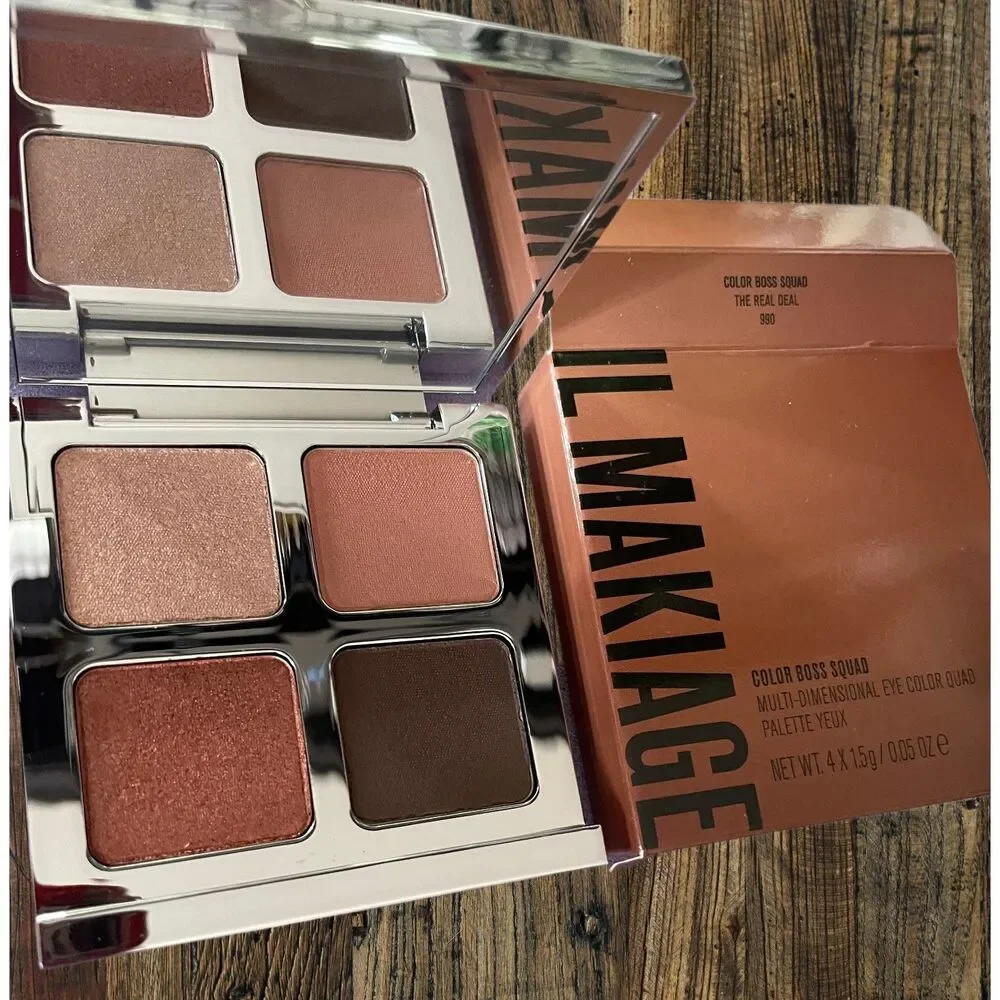 IL MAKIAGE Color Boss Squad Eyeshadow Quad The Real Deal 990 New